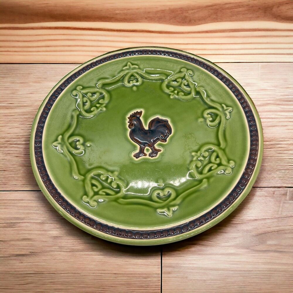 Cracker Barrel Elegant Rooster Dinner Plate
